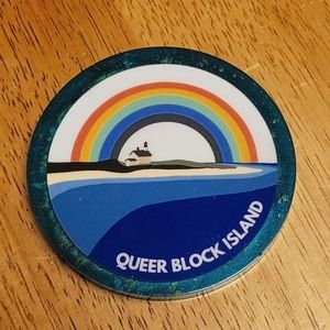 Queer Block Island coaster